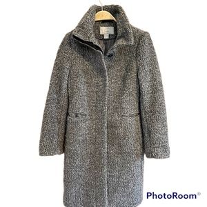 H&M Wool Blend Coat - Gray - Size 4